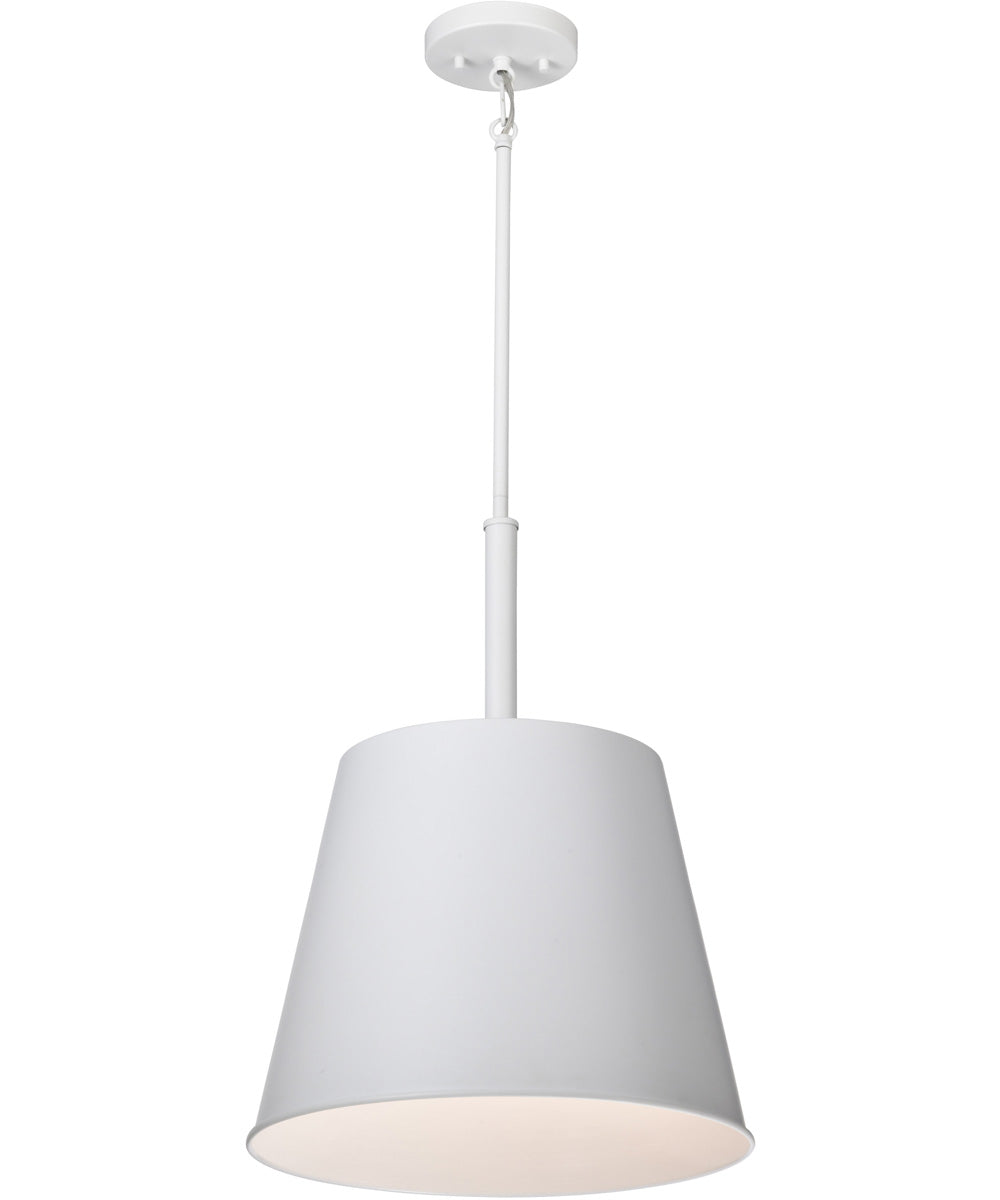 Alexis 1-Light Pendant Matte White
