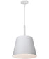 Alexis 1-Light Pendant Matte White