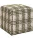 Joie Ireland Plaid Ottoman