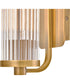 Ellery 1-Light Medium Single Light Sconce in Heritage Brass