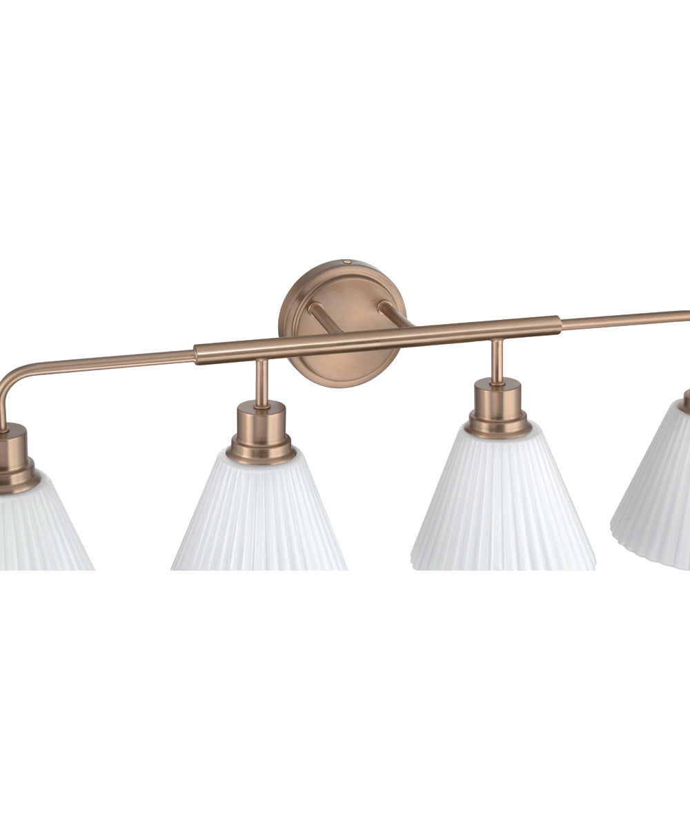 Pleated II 4-Light Lighting Premium Bronze