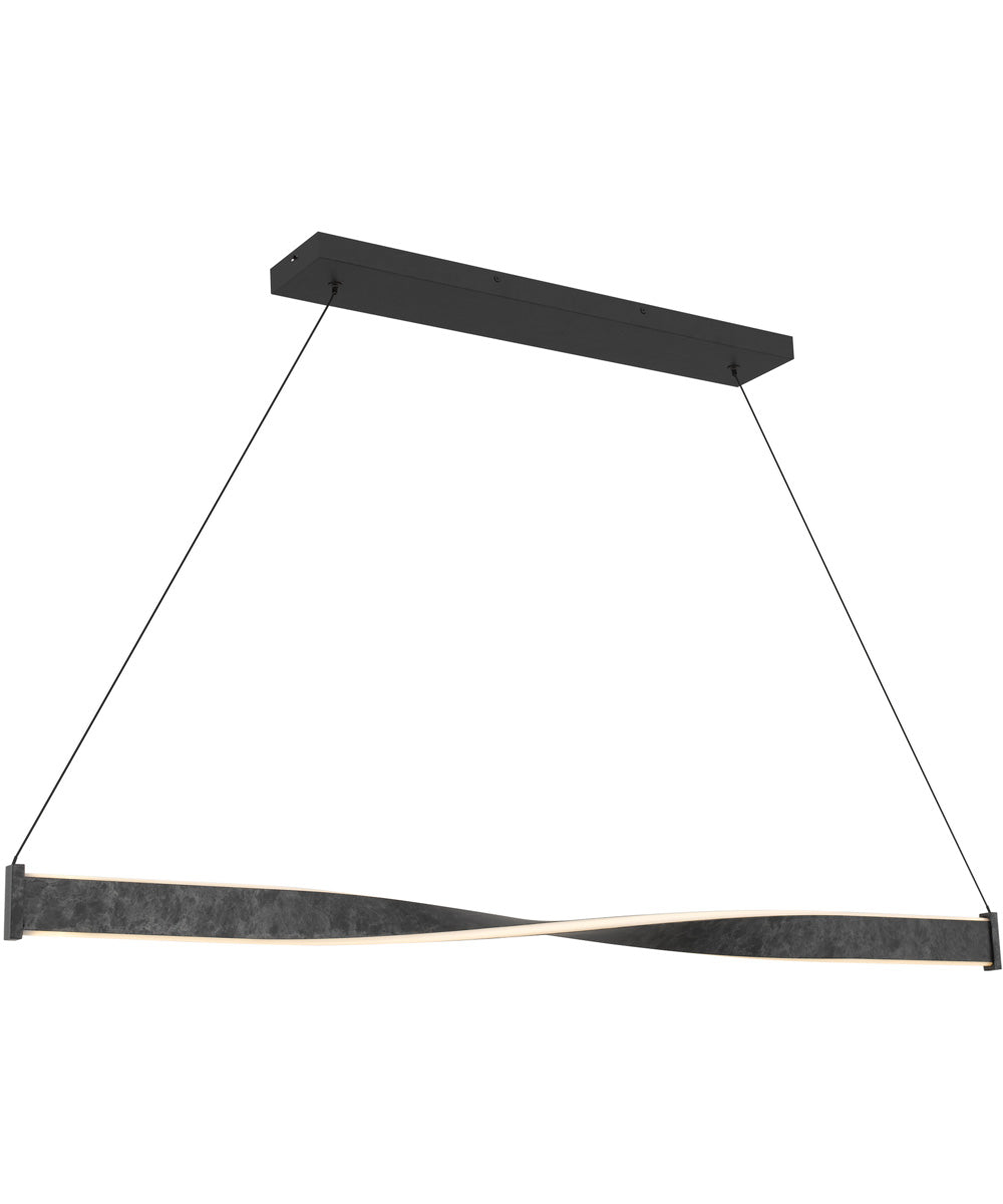 Porter Island Light Old Black Finish