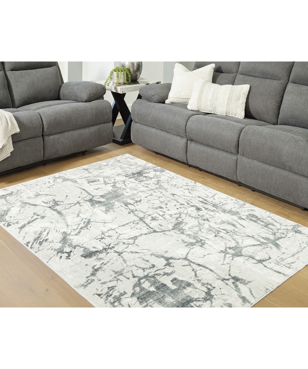 Tobinbury Washable Medium Rug Gray
