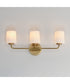 Durham 3-Light Bath Vanity Natural Aged Brass