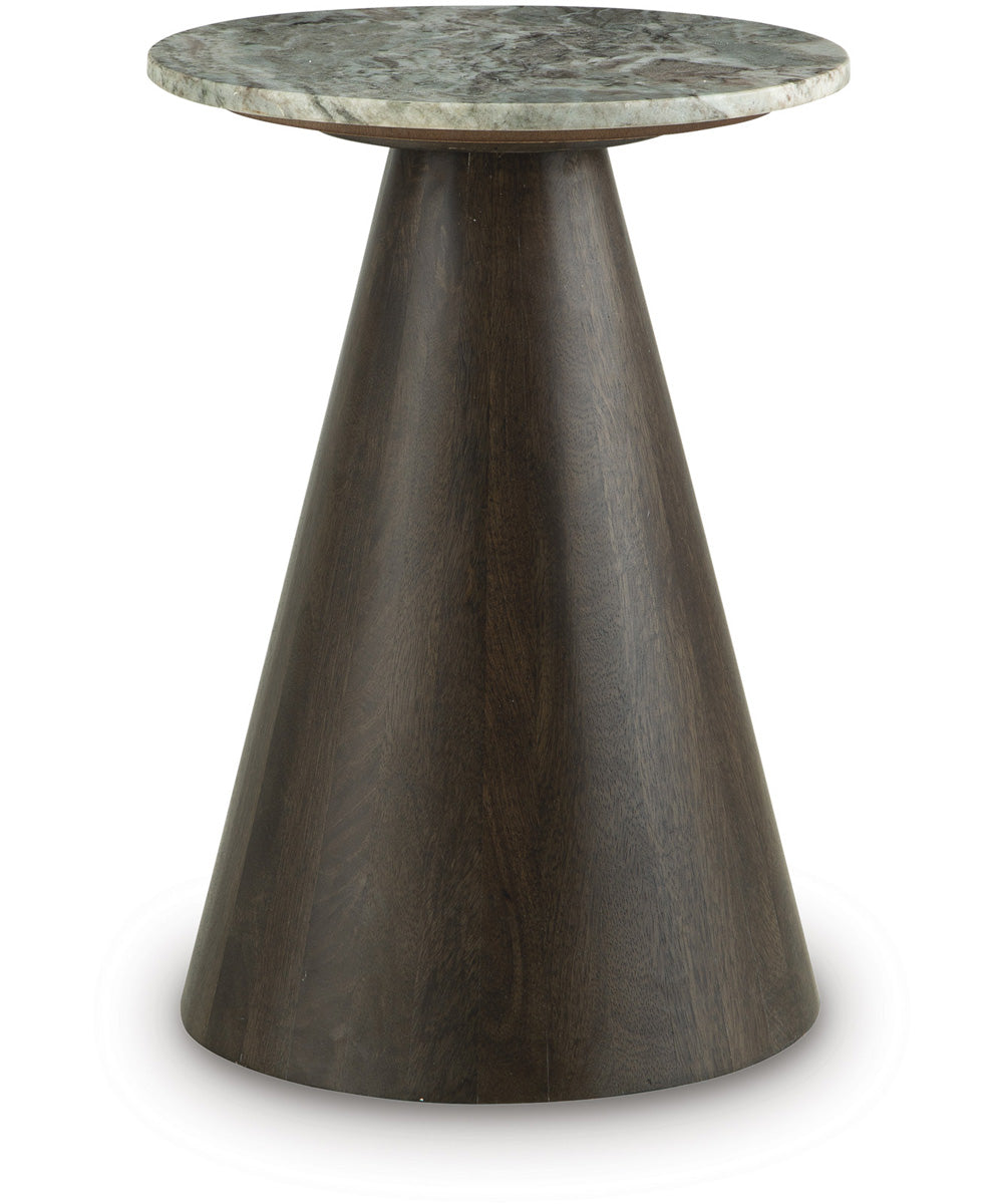 Waltnor Accent Table Gray/White/Brown