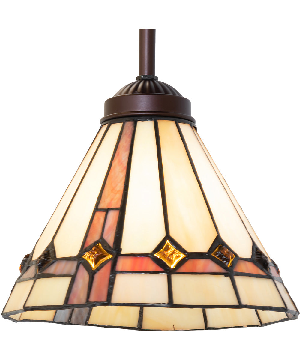 8" Wide Belvidere Mini Pendant