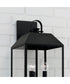 Nelson 3-Light Outdoor Wall-Lantern Black