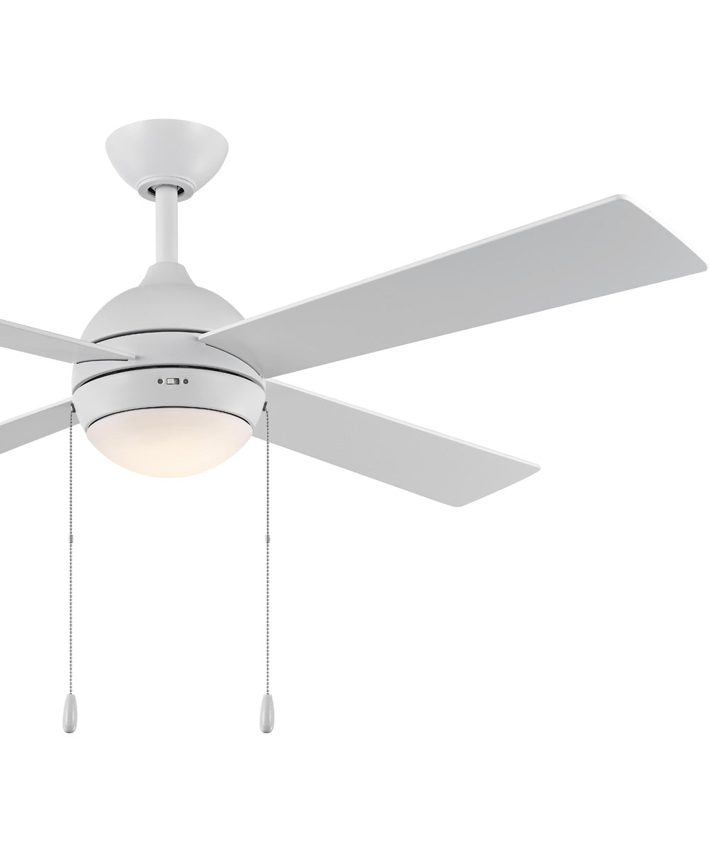 Tavo 52-in. 4-Blade LED Modern Ceiling Fan Matte White