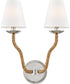 Harwich 2-Light Medium Two Light Sconce in Polished Nickel