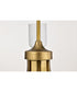 Solara 7-Light Chandelier Natural Brass