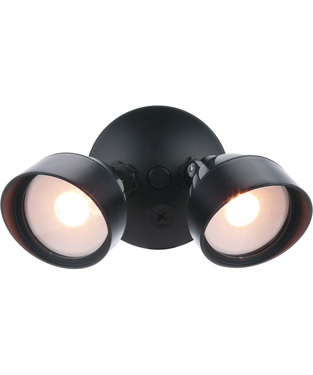 LED Flood 2-Light Outdoor Lighting Midnight