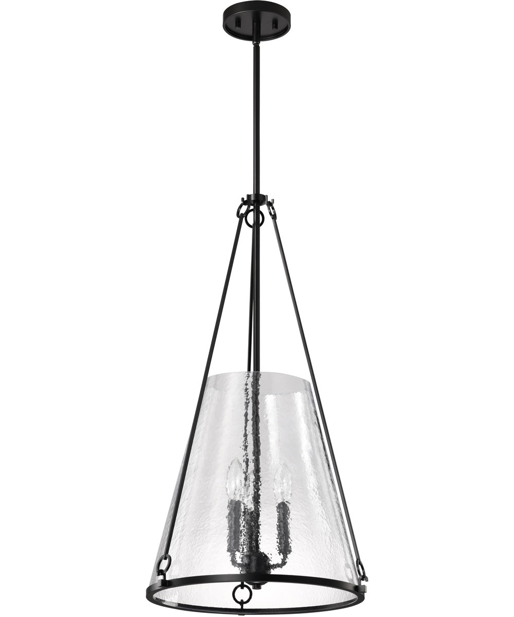 Valentine 3-Light Pendant Black