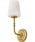 McKenna 1-Light Medium Single Light Sconce in Lacquered Brass