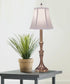 30"H Roman Bronze Signature by Stiffel Buffet Lamp, On/Off