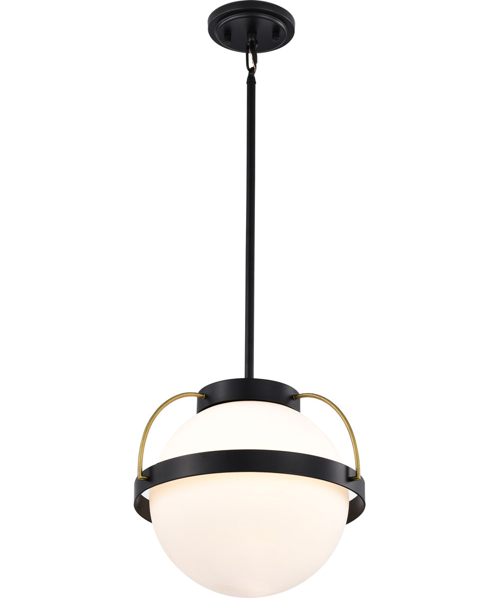 Lakeshore 1-Light Pendant Matte Black