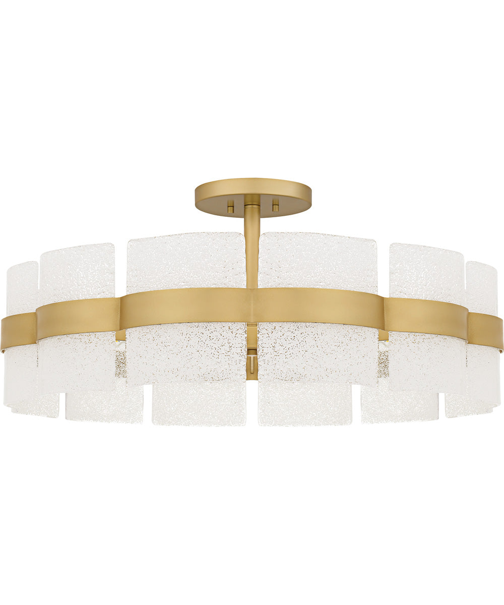 Sweeney Extra Large 6-light Semi Flush Mount Soft Gold