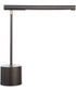 Modern Desk Lamp in Dark Bronze with Horizontal Arm