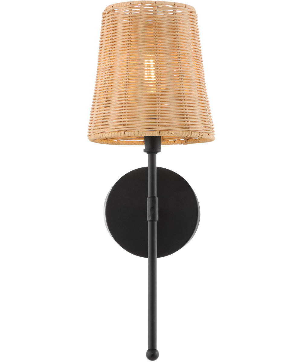 Fairview 1-light Wall Mount Light Fixture Matte Black