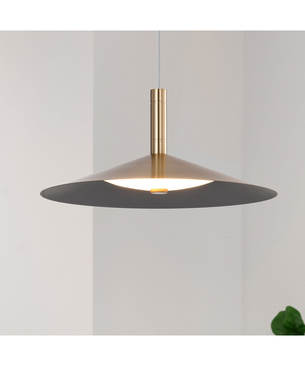 Corrine  Pendant Burnished Brass