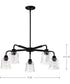 Grayson 5-Light Chandelier Matte Black