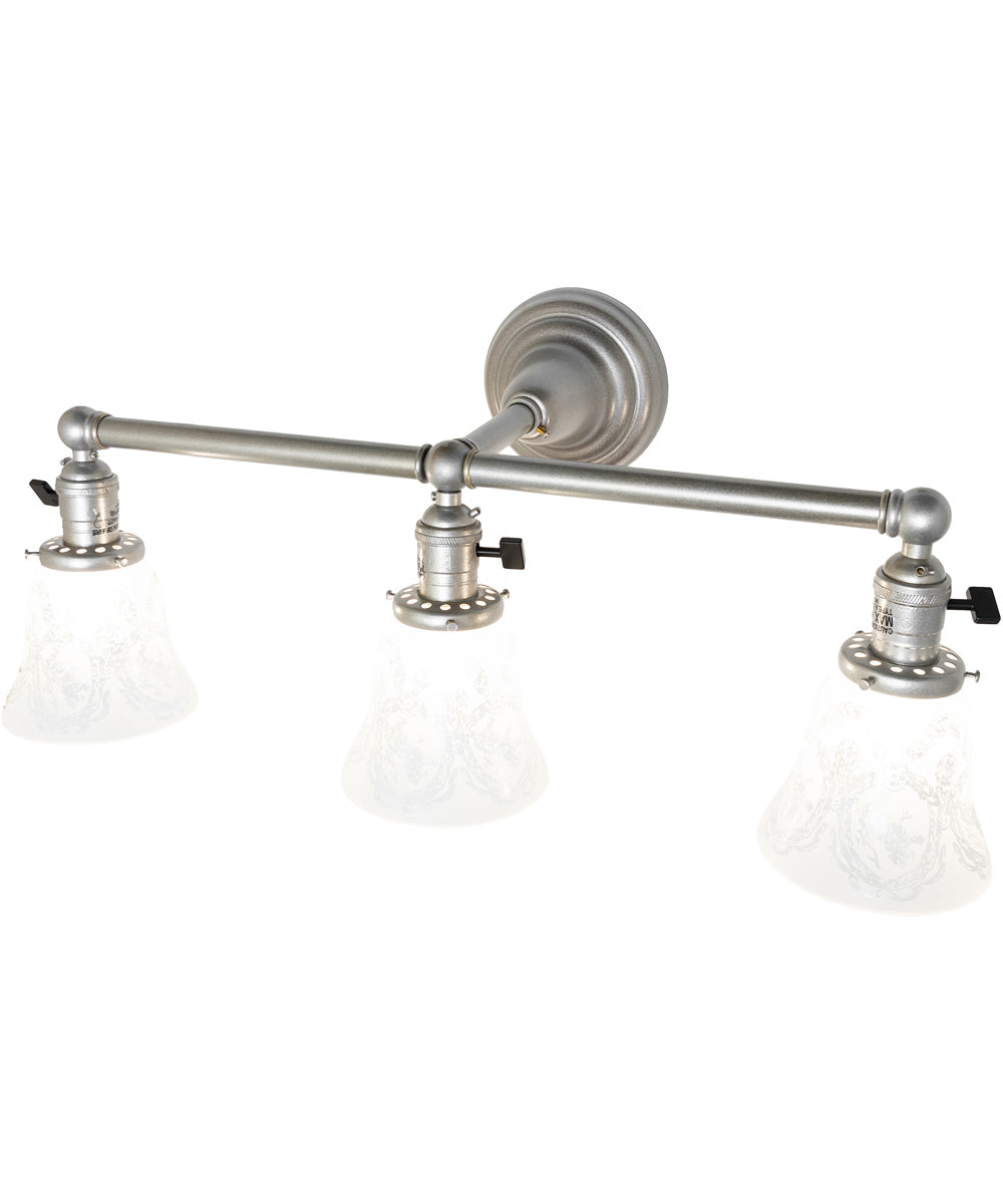 24" Wide Revival Wreath & Garland 3 Light Vanity Light