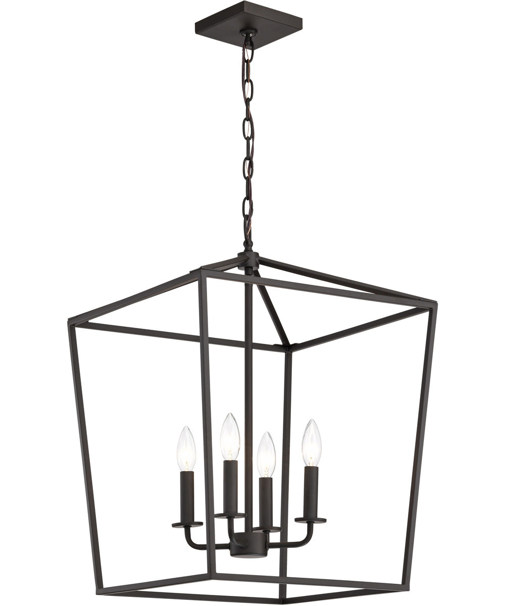 Emma 4-Light Pendant Dark Bronze