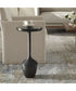 Accent Table in Raw Dark Brown