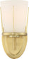 5"W Serene 1-Light Vanity & Wall Natural Brass