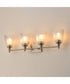 Julip 4-Light Bath Vanity Satin Nickel
