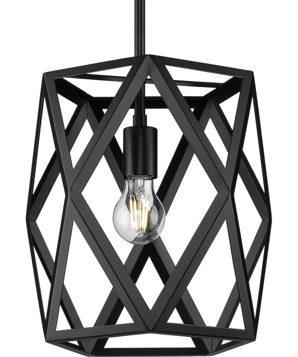 Saucedo 1-Light Modern Pendant Matte Black