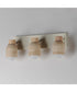 Pompeii 3-Light Bath Vanity Travertine / Oyster