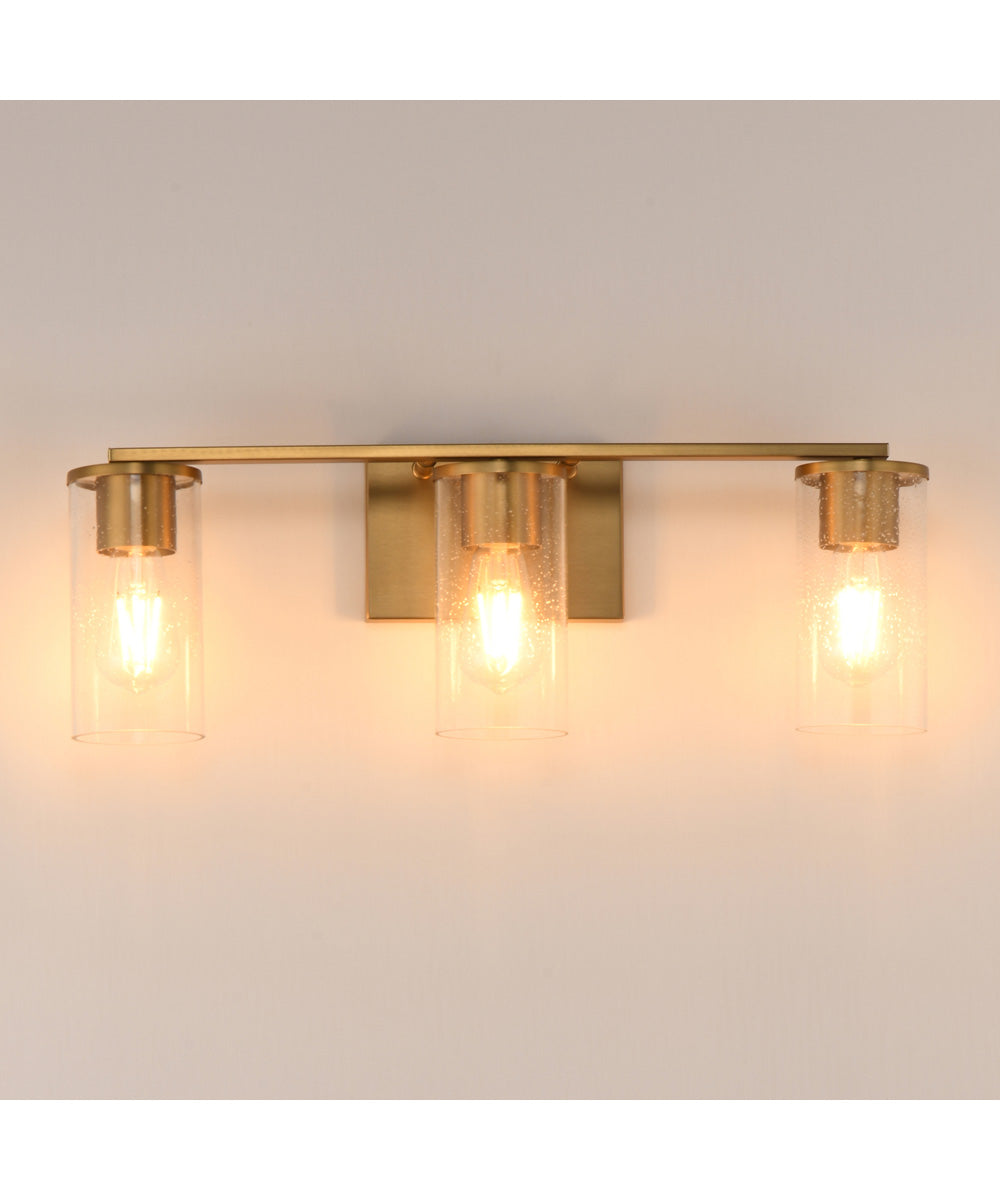 Livingston 3-Light Bath Vanity Natural Aged Brass