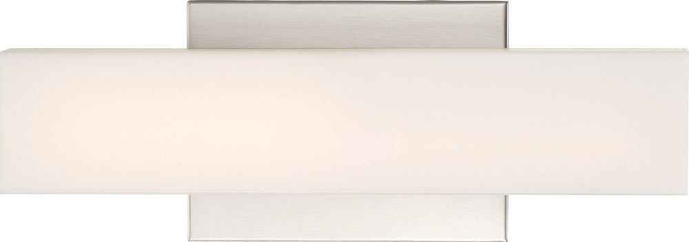 13"W Jess 1-Light LED Vanity & Wall Brushed Nickel