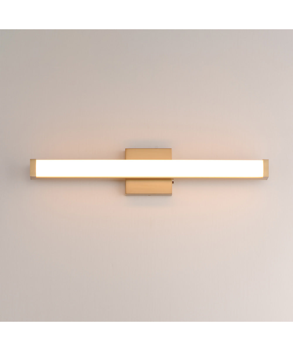 Spec 24 inch LED Bath Vanity 5CCT Natural Aged Brass