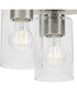 Cofield 12 in. 3-Light Flush Mount P350237 Brushed Nickel