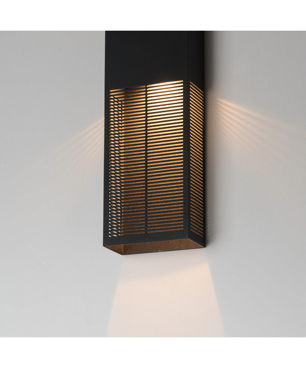 Grate 30 inch LED Outdoor Wall Sconce Black