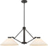 37"W Nome 2-Light Pendant Mahogany Bronze
