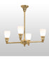27" Wide Revival Oyster Bay Goblet 4 Light Chandelier Fixture