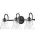 Vera 3-Light Medium Three Light Vanity in Black