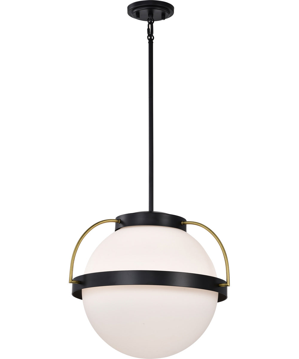 Lakeshore 1-Light Pendant Matte Black