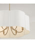 Sabine 6-Light Pendant Matte Brass