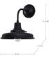 Morris 1-Light Outdoor Black