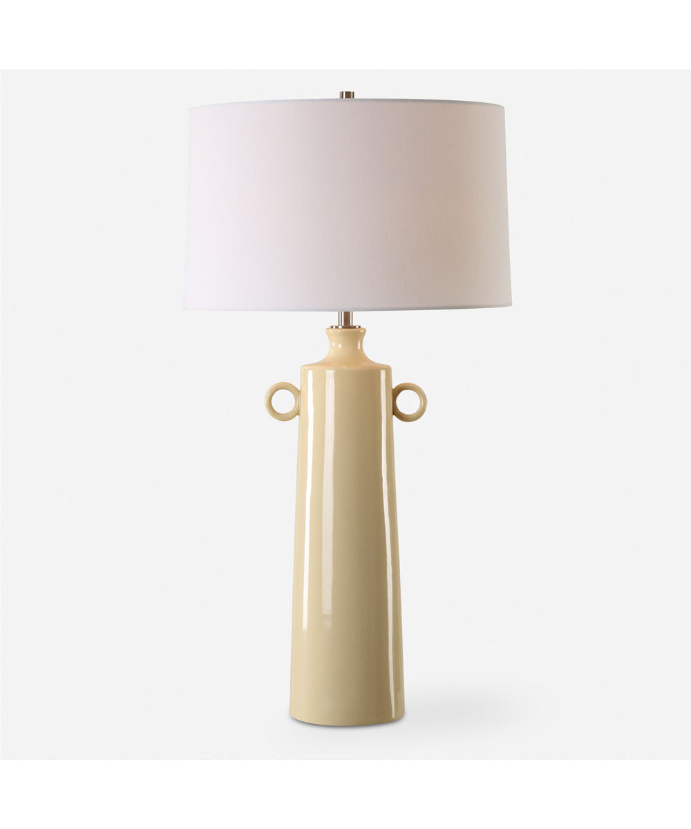 Florero Pale Yellow Table Lamp