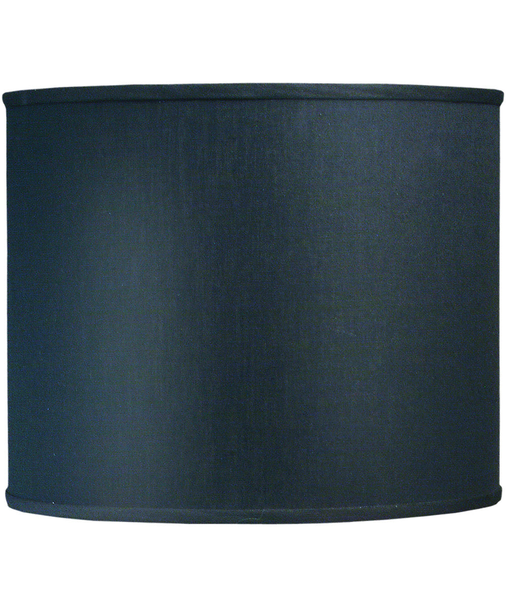 14x14x12 Black Shadow Drum Hardback Lampshade