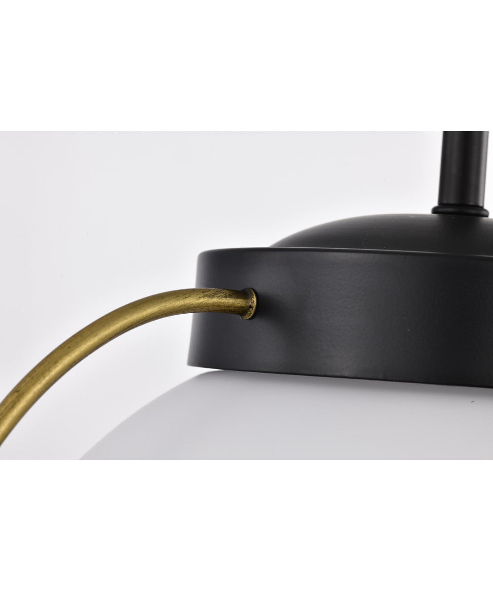 Lakeshore 1-Light Pendant Matte Black