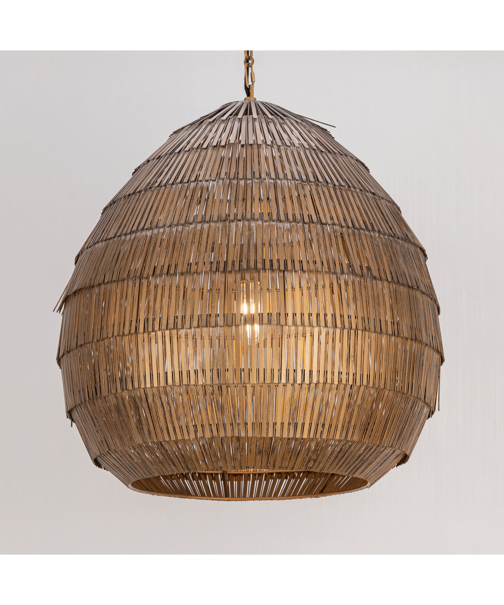 Gilda X-Large Pendant Antique Brass