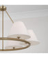 Parson 6-Light Chandelier Matte Brass