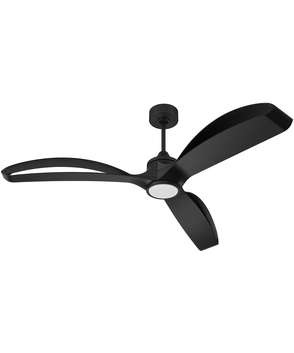 60" Bandeaux 1-Light Fan Flat Black