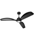 60" Bandeaux 1-Light Fan Flat Black