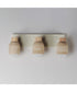 Pompeii 3-Light Bath Vanity Travertine / Oyster